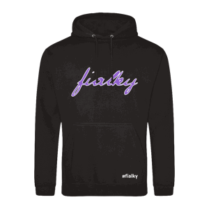 #FIALKY mikina #Fialky Black XL