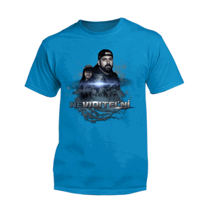Paranormal Project Production tričko Neviditeľní Modrá XL