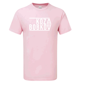 Koza Bobkov tričko Koza Bobkov Baby Pink XL