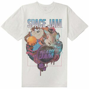 Space Jam tričko Ready 2 Jam Biela L