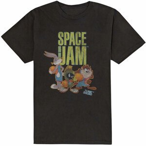 Space Jam tričko Tune Squad Čierna M