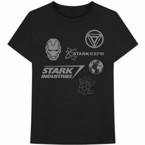 Marvel tričko Iron Man Stark Expo Čierna XL