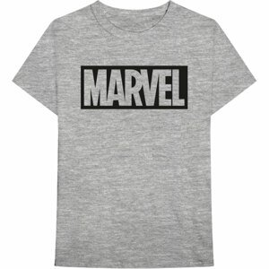 Marvel tričko Logo Šedá M