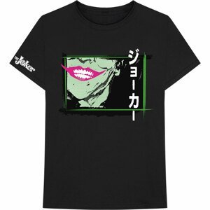 DC Comics tričko Joker Smile Frame Anime Čierna S