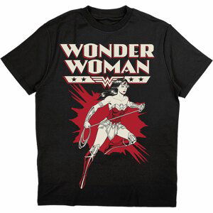DC Comics tričko Wonder Woman Explosion Čierna XL