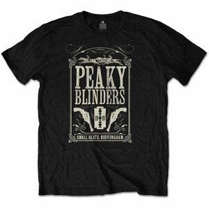 Peaky Blinders tričko Soundtrack Čierna M