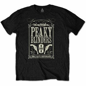 Peaky Blinders tričko Soundtrack Čierna XL