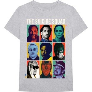 The Suicide Squad tričko 9 Squares Šedá S