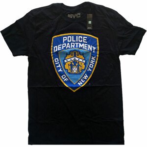 New York City tričko Police Dept. Badge Čierna S