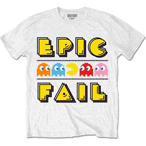 Pac-Man tričko Epic Fail Biela S