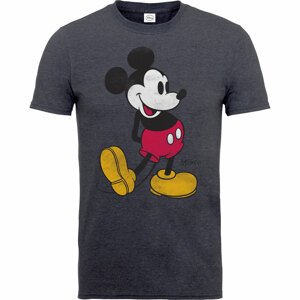 Disney tričko Mickey Mouse Vintage Šedá M