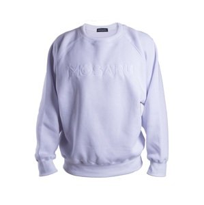 Mosaru mikina Classic Mosaru Crewneck Biela M