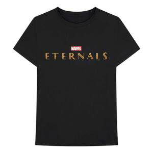 Marvel tričko Eternals Logo Čierna M