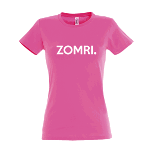 Zomri tričko Zomri Ružová M