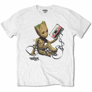 Marvel tričko Guardians of the Galaxy V. 2 Groot with Tape Biela XXL