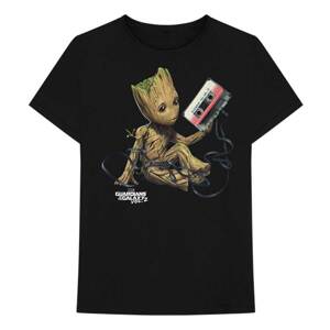 Marvel tričko Guardians of the Galaxy Groot with Tape Čierna M