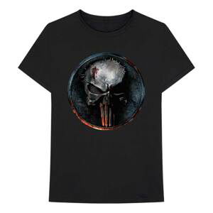 Marvel tričko Punisher Gore Skull Čierna XL
