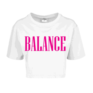 Balance Gym tričko Balance Croptop Biela M