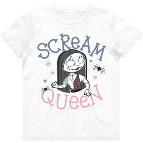 Disney tričko The Nightmare Before Christmas Scream Queen Biela 3-4 roky