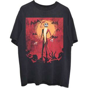 Disney tričko The Nightmare Before Christmas Jack Orange Sun Čierna XL