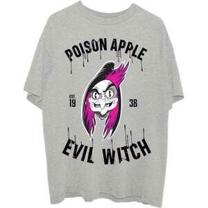 Disney tričko Snow White Evil Witch Poison Apple Šedá XL