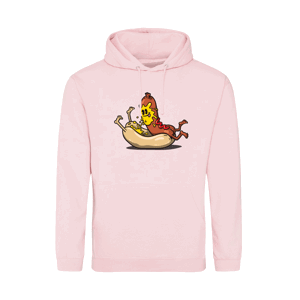 Koza Bobkov mikina Hotdog Ružová L