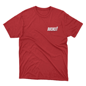 Kvalitný Slang tričko Duchciť Červená 3XL