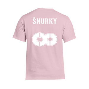 Naked Bananas tričko Šnurky Baby Pink 3XL