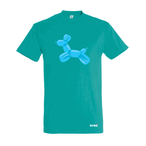 KIKA KÖVEŠOVÁ tričko Pes modrý - na pomoc týraným zvieratám Bledomodrá S