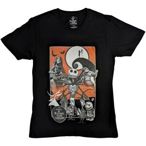 Disney tričko The Nightmare Before Christmas Orange Moon Čierna XXL