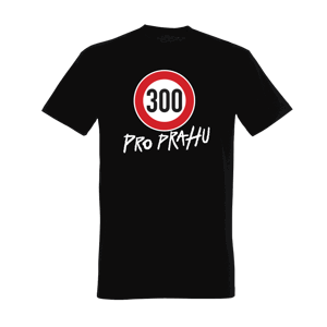 Koza Bobkov tričko 300 pro Prahu Čierna L