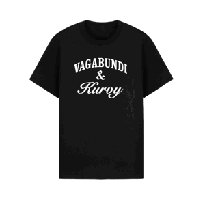 René Rendy tričko Vagabundi & K*rvy Čierna S