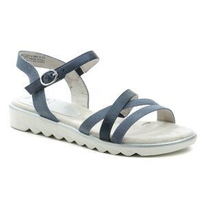 Jana 8-28660-28 denim dámske sandále šírka H EUR 39