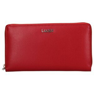 Dámska kožená peňaženka Lagen Dita - červená