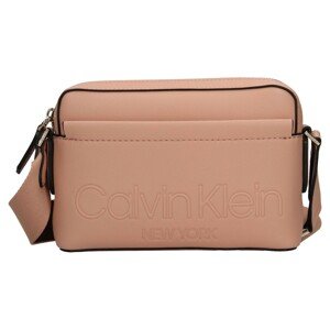 Dámska crossbody kabelka Calvin Klein Apolenas - ružová