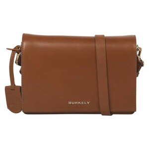 Dámska crossbody kožená kabelka Burkely Lisse - koňak