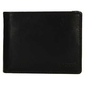 Pánska kožená peňaženka Lagen Alexej - čierna