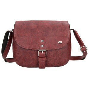 Luxusné dámske kožené crossbody Daag Funky GO! 23 - červená