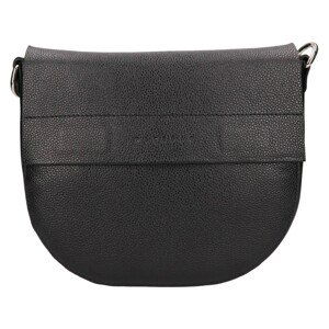 Dámska kožená crossbody kabelka Facebag Avela - čierna