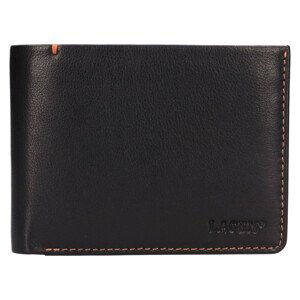 Pánska kožená peňaženka Lagen Derian - čierna