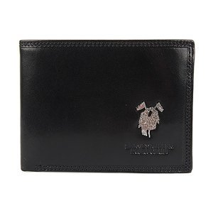Pánská kožená peněženka Harvey Miller David - černá
