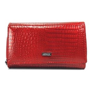 Dámská kožená peněženka Loren Stela - červená