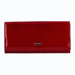 Dámská kožená peněženka Loren Agnes - červená