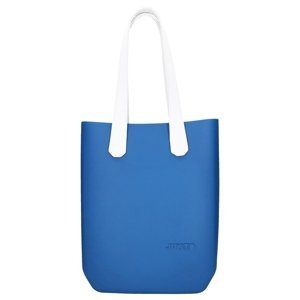 Dámska trendy kabelka Justo J-High - modro-biela