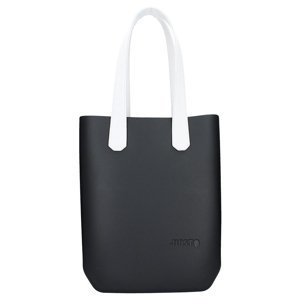 Dámska trendy kabelka Justo J-High - čierno-biela