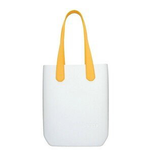 Dámska trendy kabelka Justo J-High - bielo-žltá