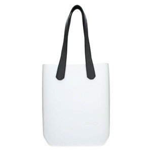 Dámska trendy kabelka Justo J-High - bielo-čierna