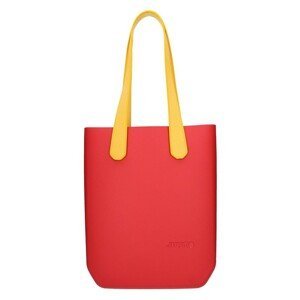 Dámska trendy kabelka Justo J-High - červeno-žltá