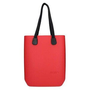 Dámska trendy kabelka Justo J-High Nil - červeno-čierna