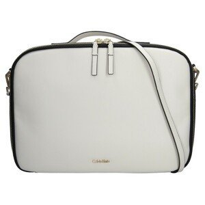 Dámska taška na notebook Calvin Klein Aurora - krémová